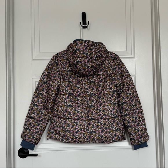 Floral Puffer Hooded Jacket - Picture 3 of 5